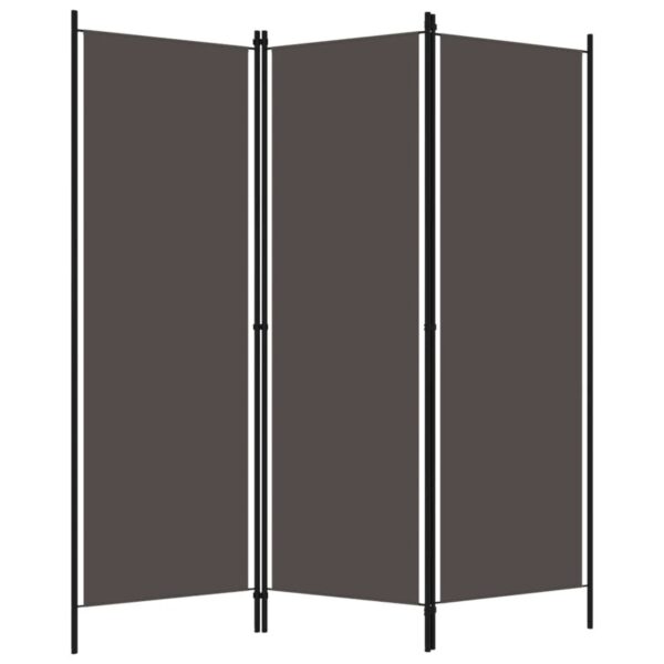 Modern Contemporary Anthracite 3-Panel Room Divider – Modern Privacy & Partition