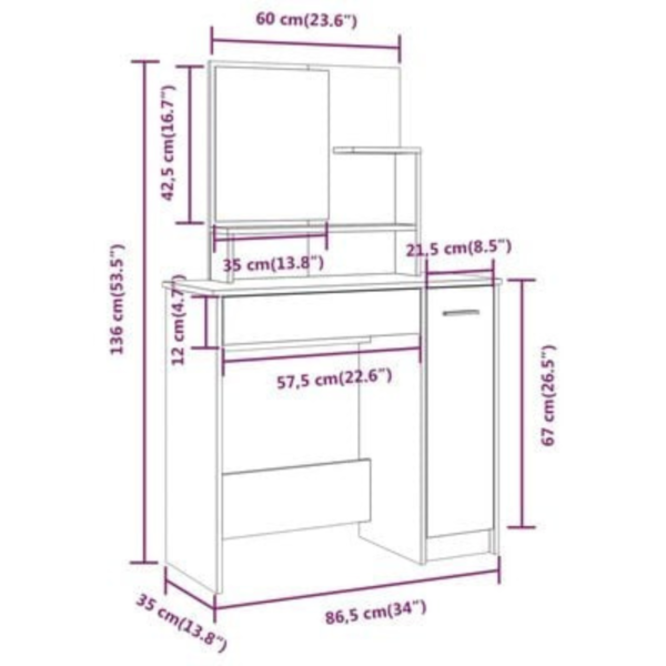 vidaXL Aquarium Stand – Sturdy White Fish Tank Cabinet with Storage